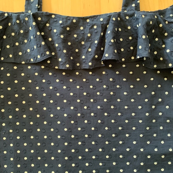 J. Crew Polka Dot Off The Shoulder Blouse - Picture 3 of 5